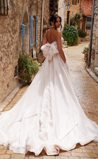 Brautkleid Schleife